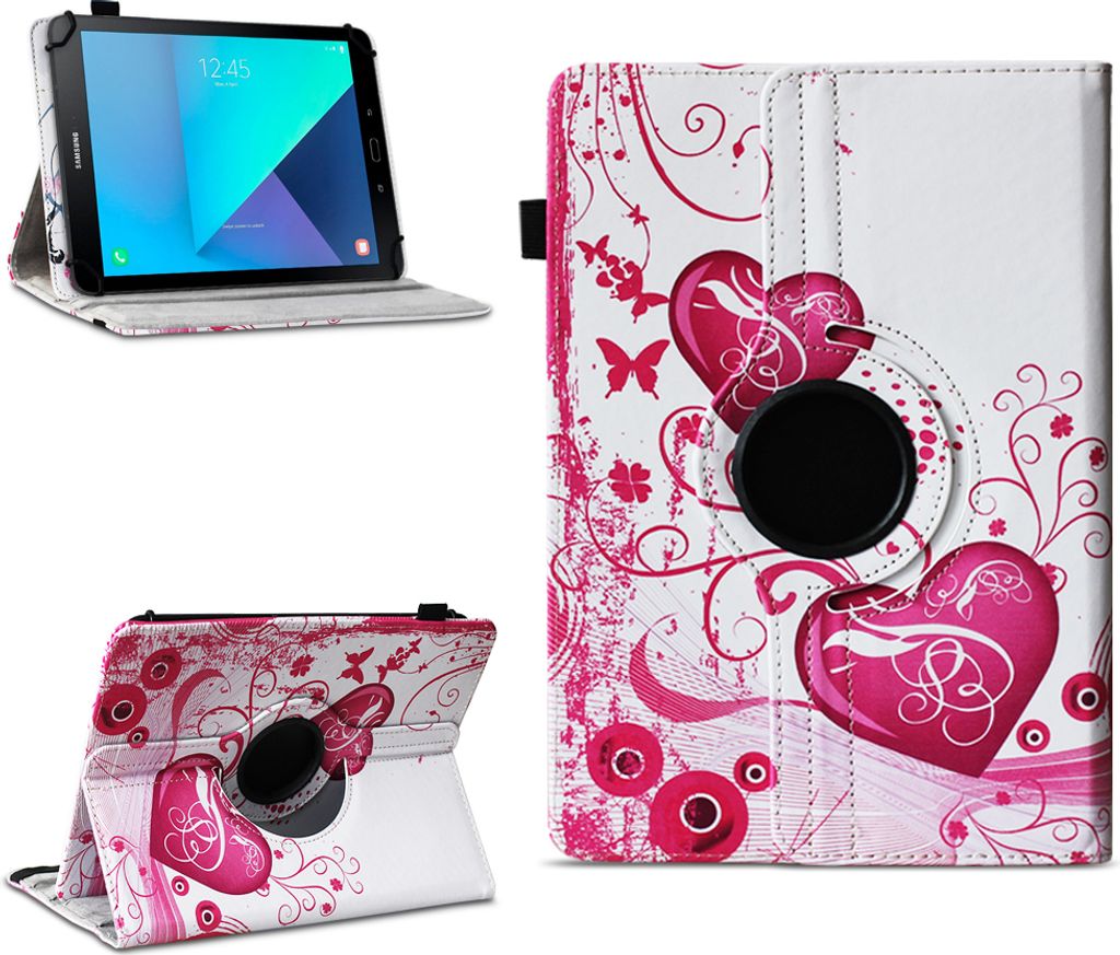 Tablet Hülle Samsung Galaxy Tab S3 9.7 Tasche Schutzhülle Case Cover 360 DrehbarFarben:Motiv 6
