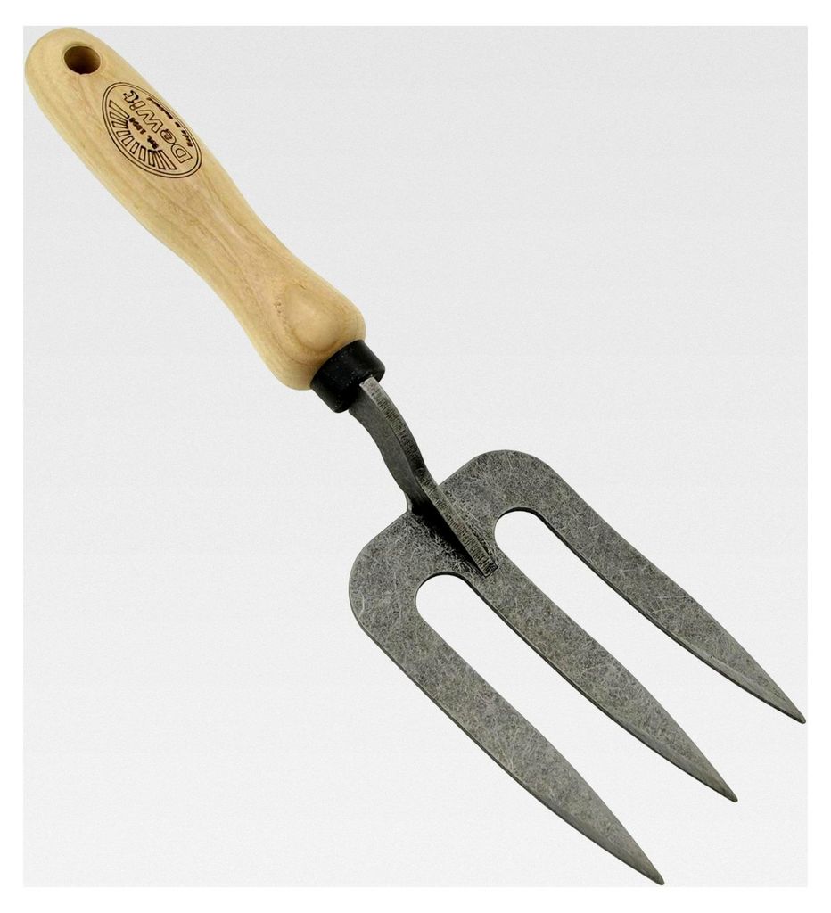 Blumengabel 30 cm I Profi Grabegabel aus Borstahl mit -em Eschenholzgriff I Gartengabel I Hand-Grabeforke I Gartenwerkzeuge – Hergestellt in Holland