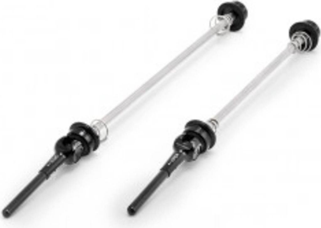 XLC Pro SL Road Schnellspanner QR-L04, für Rennrad-Laufräder 110/130 mm, schwarz (1 Paar)