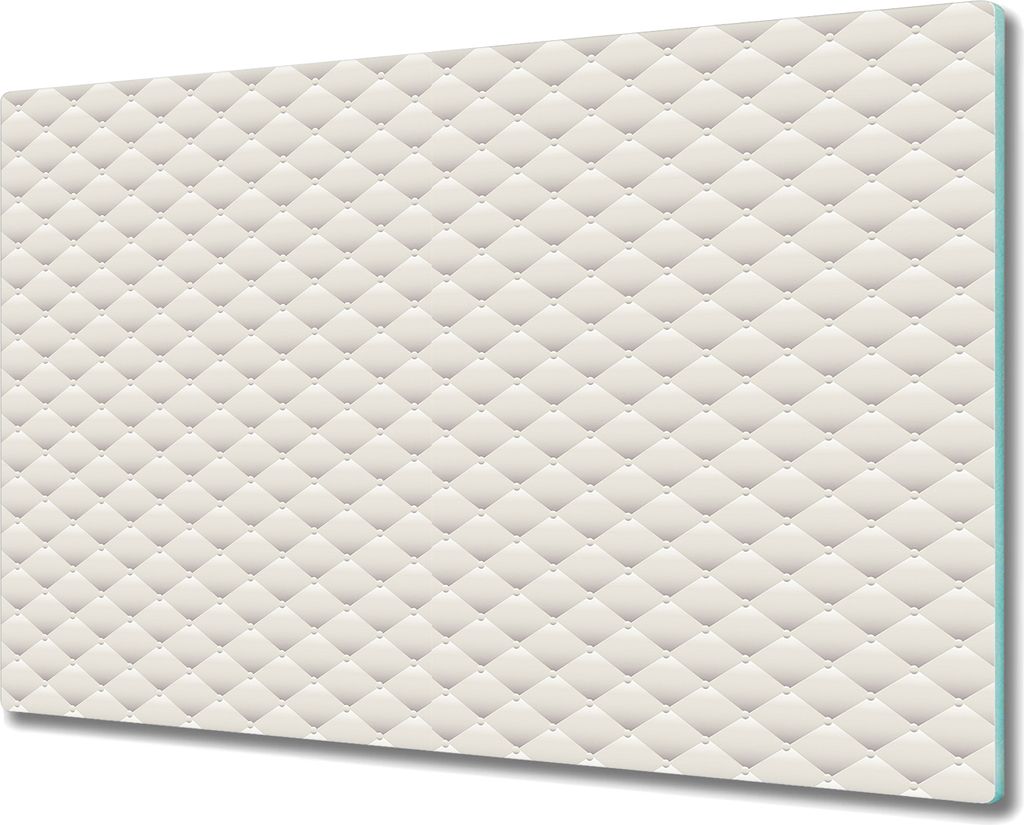 Glas Schneidebrett Herdabdeckplatten Schneideplatten - 80x52 cm - Soja Zemin grau