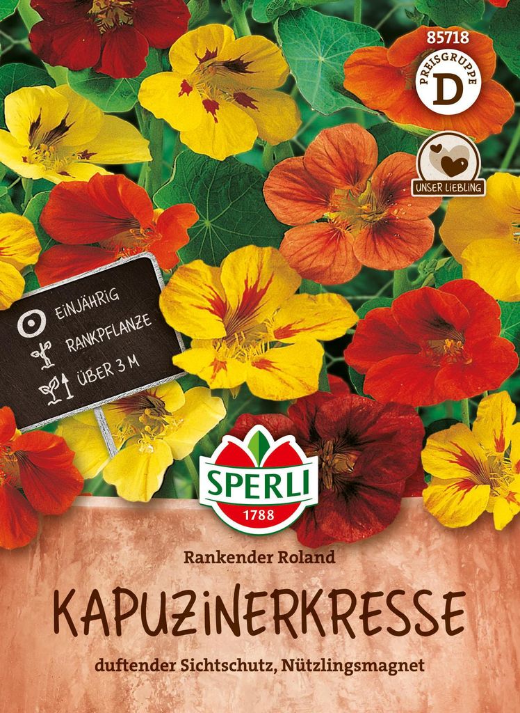 Artikelbild 2 von 'Kapuzinerkresse Rankender Roland Mischung' aus der Kategorie Kapuzinerkressesamen