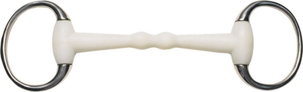 Korsteel Flexi Stangen Olivenkopftrense WB612 (125mm) (Elfenbein)