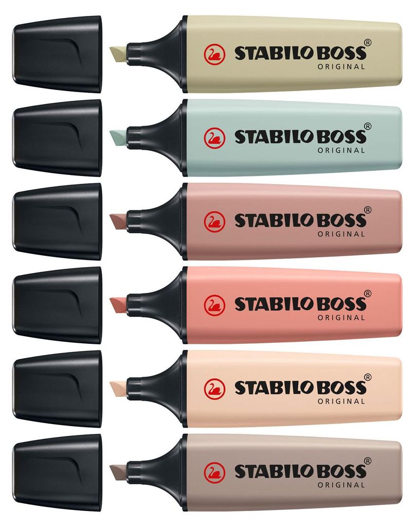 STABILO BOSS NatureColors marqueur 6 pièce(s) Pointe Image du produit 