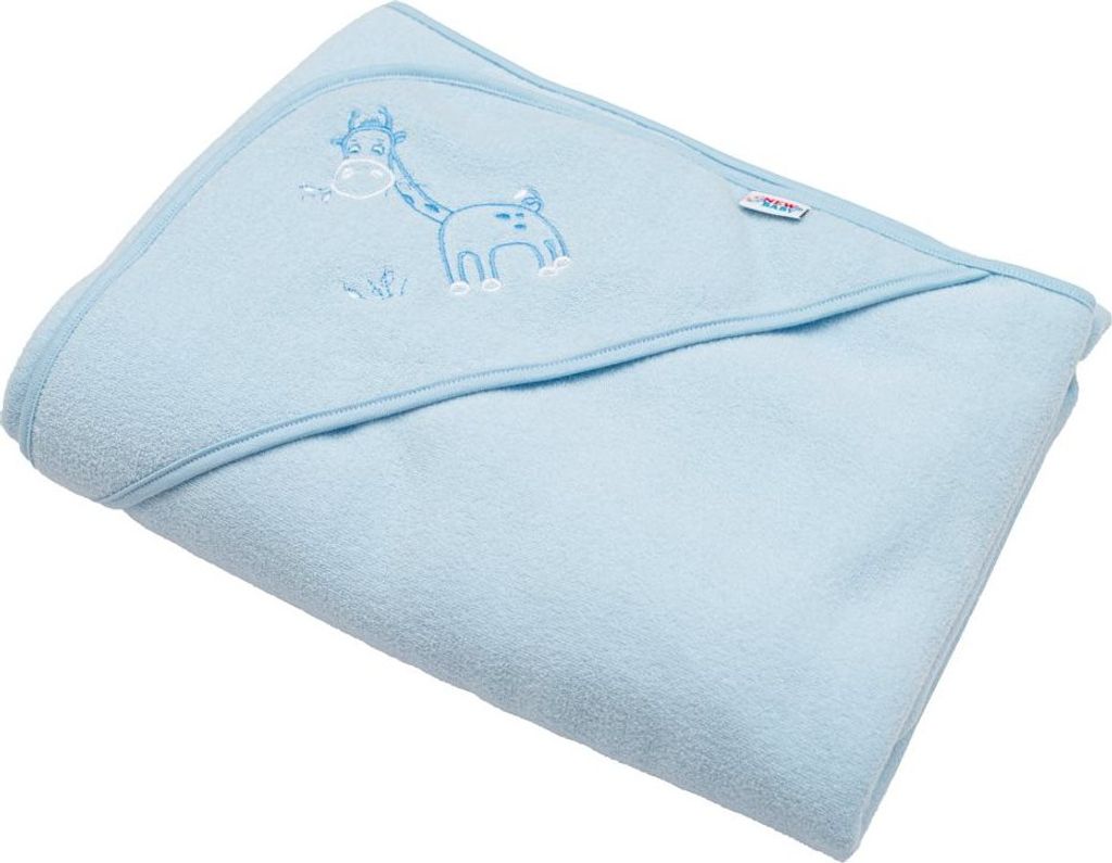 Baby-Frottierhandtuch mit Stickerei und Kapuze New Baby Produktbild 