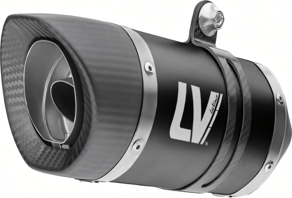 LeoVince Endschalldämpfer 2x LV-10 Black Edition mit Zulassung, Edelstahl schwarz kompatibel mit Triumph Speed Triple 1200 RR / RS / RX 2025 - 202...