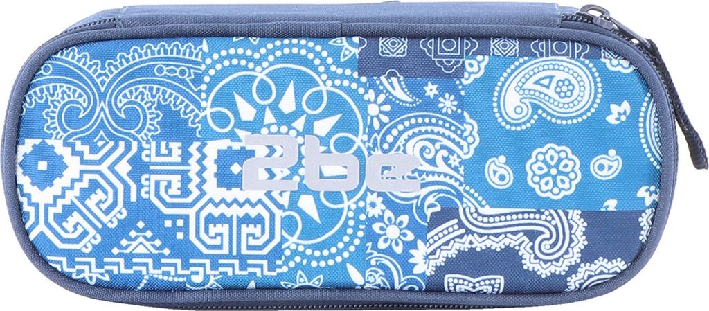 2Be Mäppchen mit Organisationsfach blau-weiss One Size