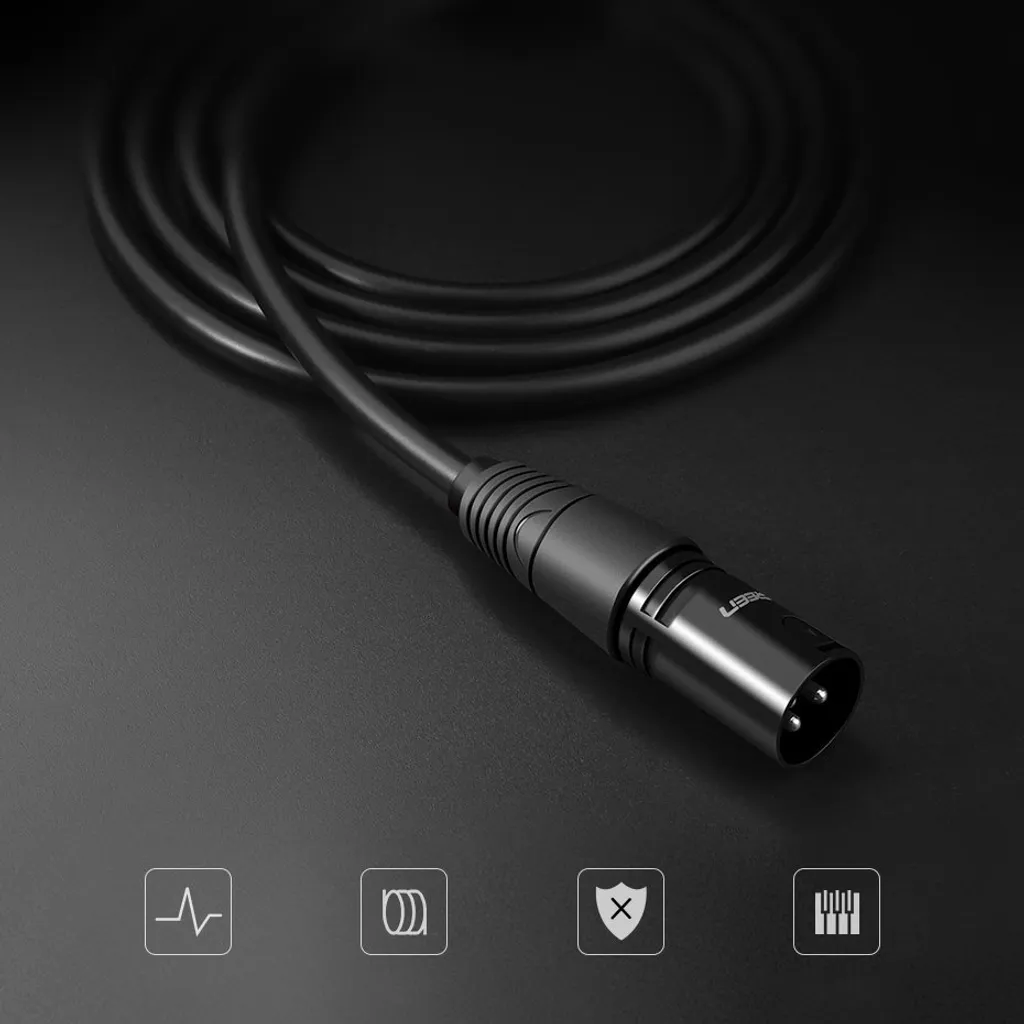 Câble XLR 8 Mètres Blindé Multi-couches pour Microphone et Sonorisation - 7