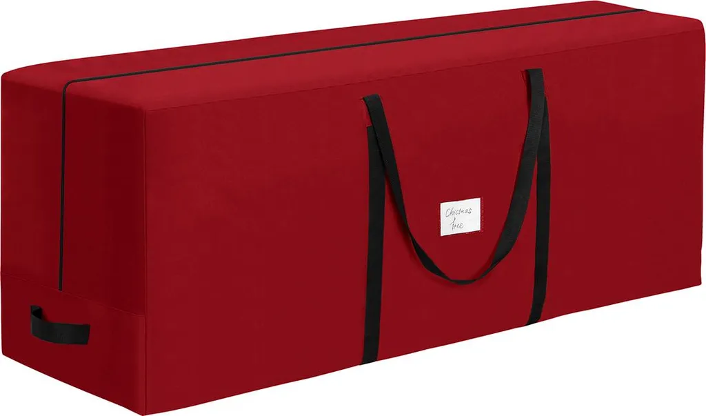 Grand sac de rangement sapin de Noël rouge imperméable et indéchirable