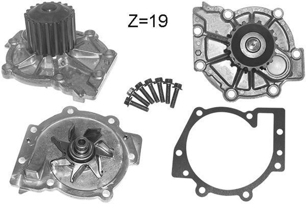 DOLZ Kühlmittelpumpe Wasserpumpe für VOLVO XC60 (156) V211