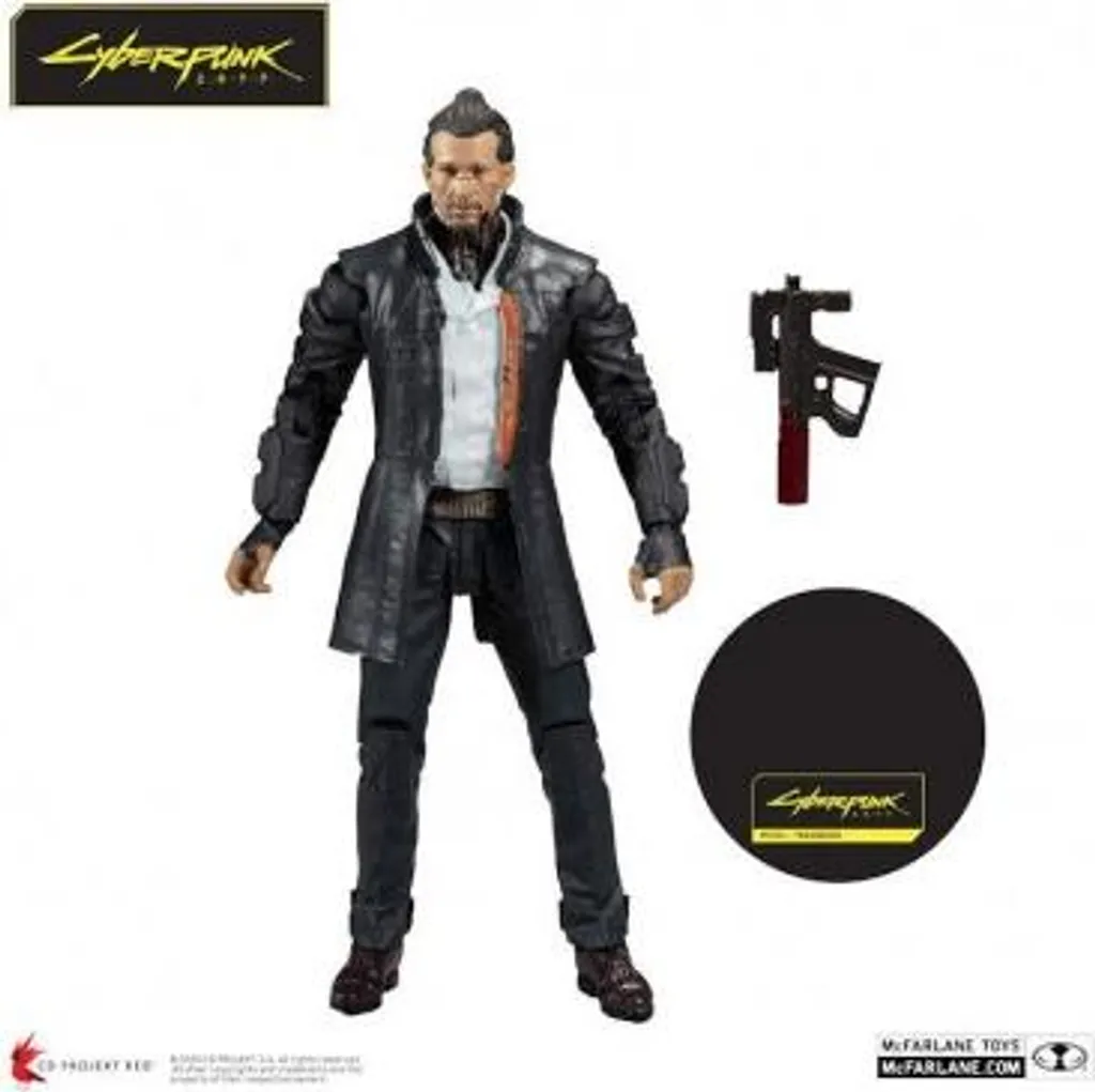 Figurine Takemura Cyberpunk 2077 17cm - Statuette Stable sans Encombrement - 8
