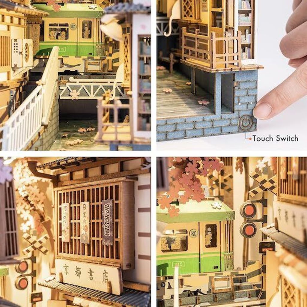 Skladací drevený LED model - Sakura Densya Obrázok produktu 12