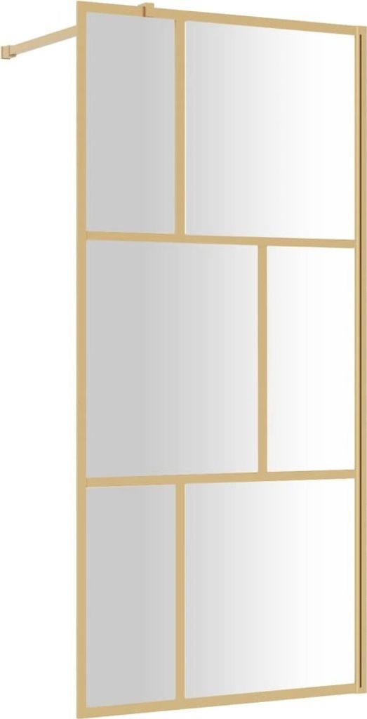 vidaXL Paroi de douche pour passage piétonnier avec verre Image du produit 