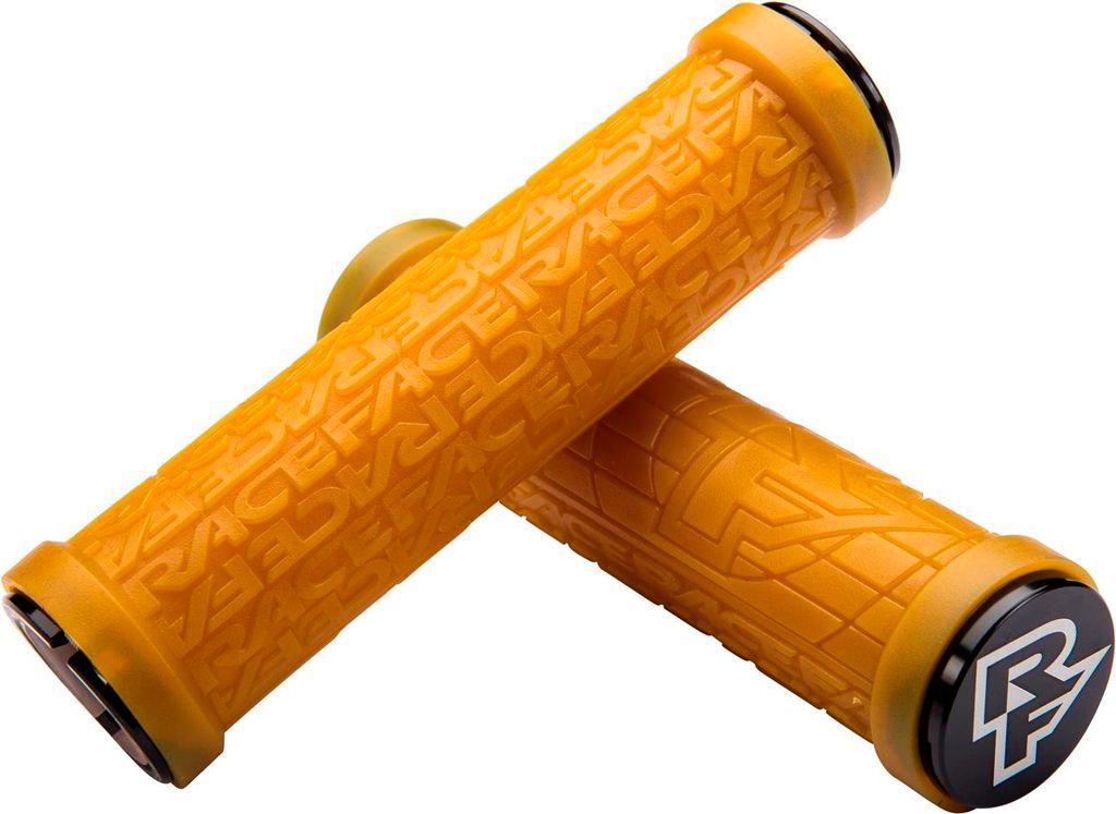 Race Face Grippler Lock-On Griff, 30mm, gum braun - sicherer Halt und moderne...