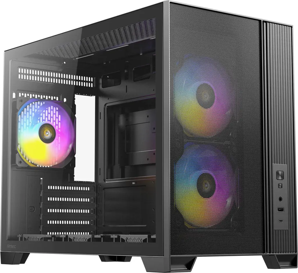 Antec FLUX M Boîtier PC avec Flux d'Air Avancé et Design Midi Tour Noir