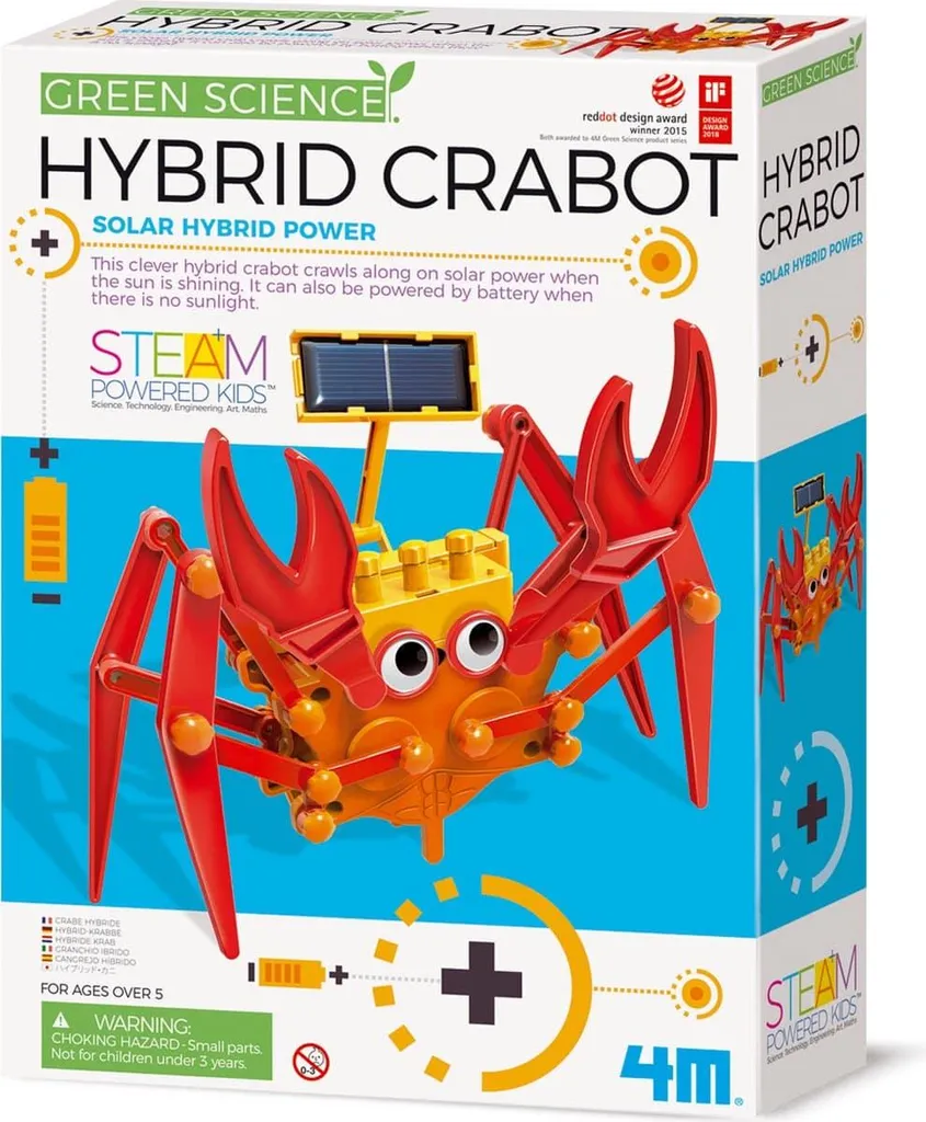 Kit Solaire Green Science 4m - Crabe Hybride Bionique Éducatif