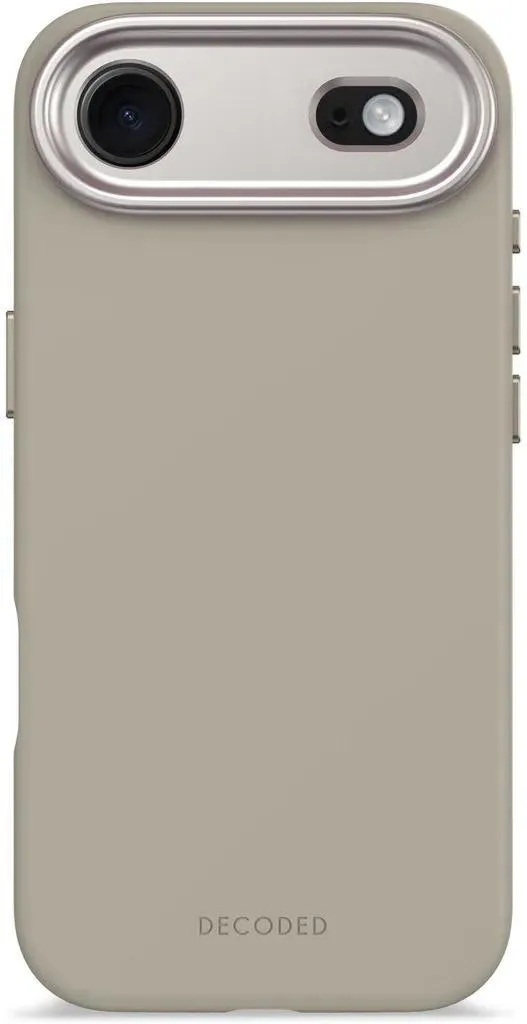 Coque iPhone Air Antichoc et MagSafe - Étui Decoded Silicone Soft Taupe