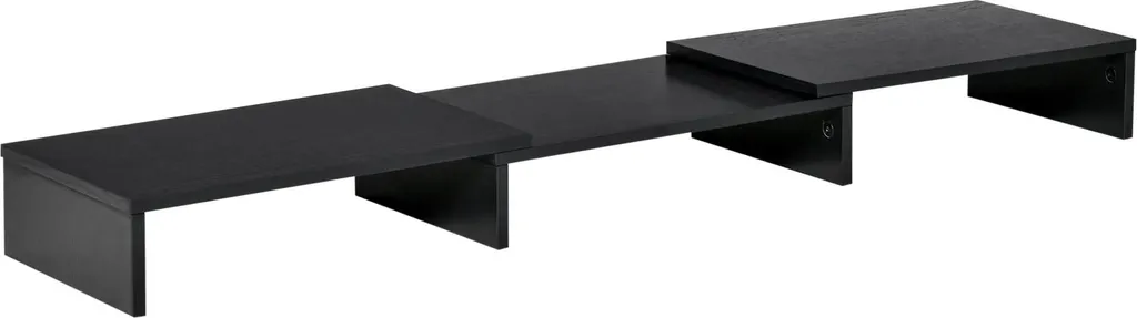 Support pour écran noir réglable en longueur pour PC et moniteur LED