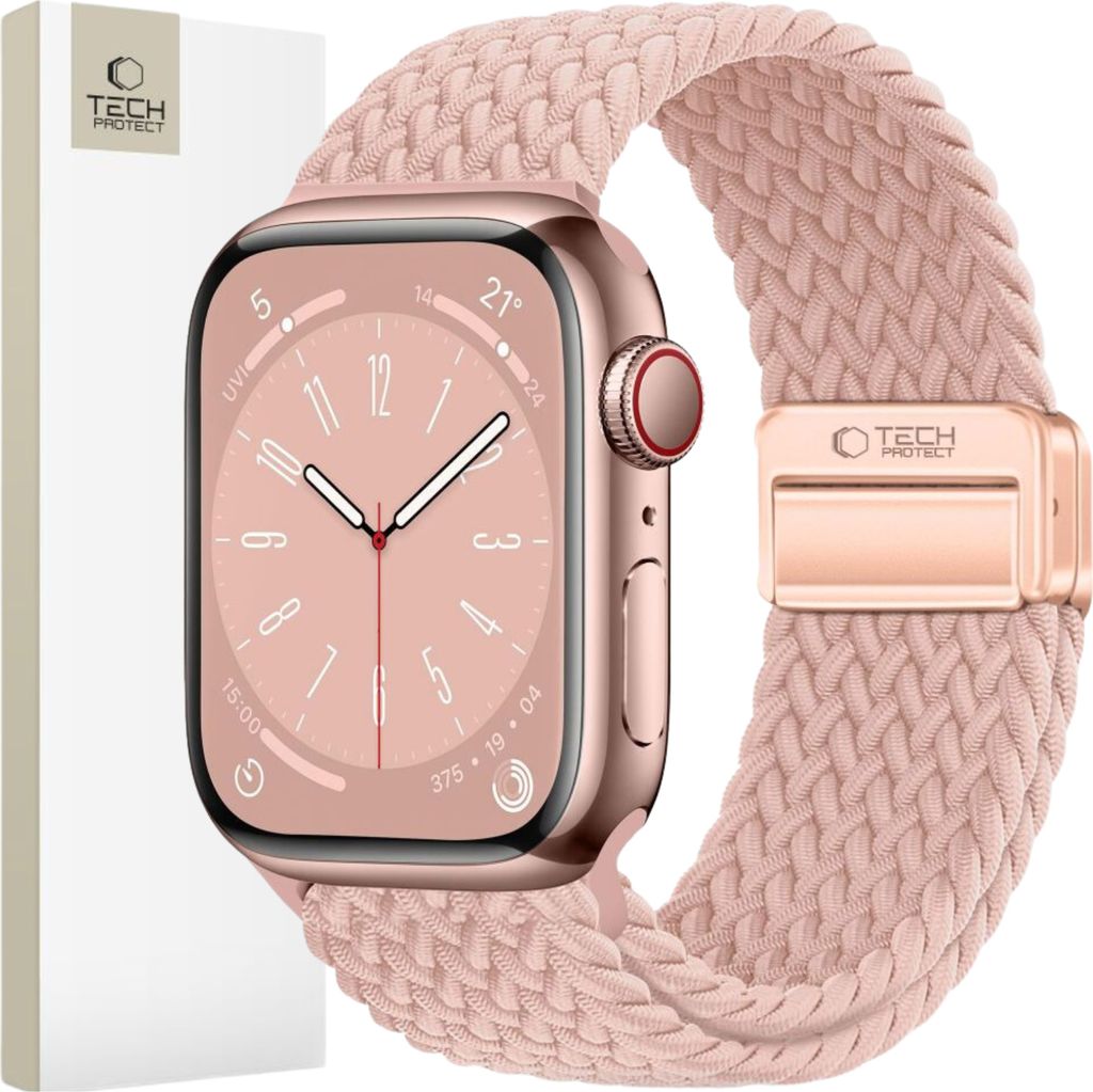 Tech-Protect watch strap NylonMag Apple Watch 42/44/45/49mm, dusty rose