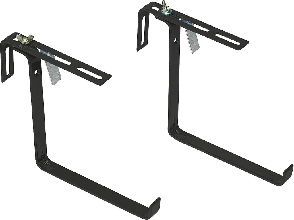 Poétic Accessoires BASIC Support Jardinière Anthracite Lot de 2 Robuste