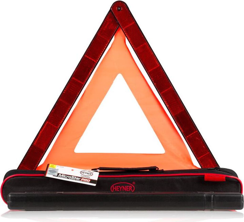 HEYNER® Warndreieck Pannenset mit E für Auto & Kfz Unfall Produktbild 