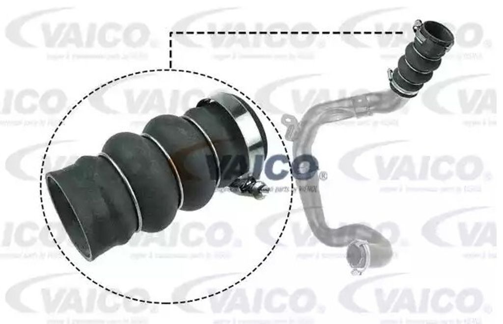 VAICO V25-1052 Turbo Ladeluftschlauch für FORD TRANSIT CONNECT (P65, P70, P80) Tourneo Connect Mk1