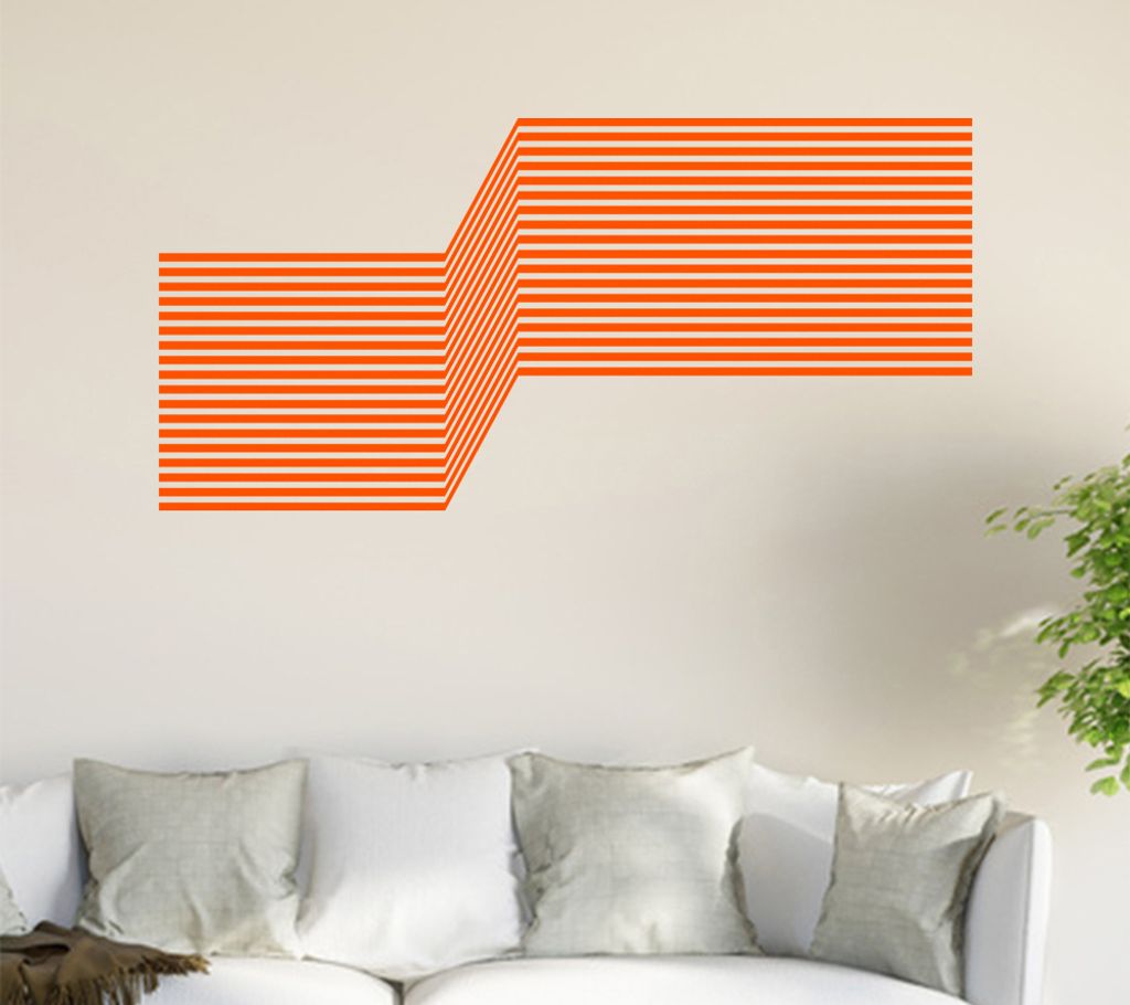 Retro Design Wandtattoo in 6 Größen - Wandaufkleber Wall Sticker - Dekoration, Küche, Wohnzimmer, Schlafzimmer, Badezimmer