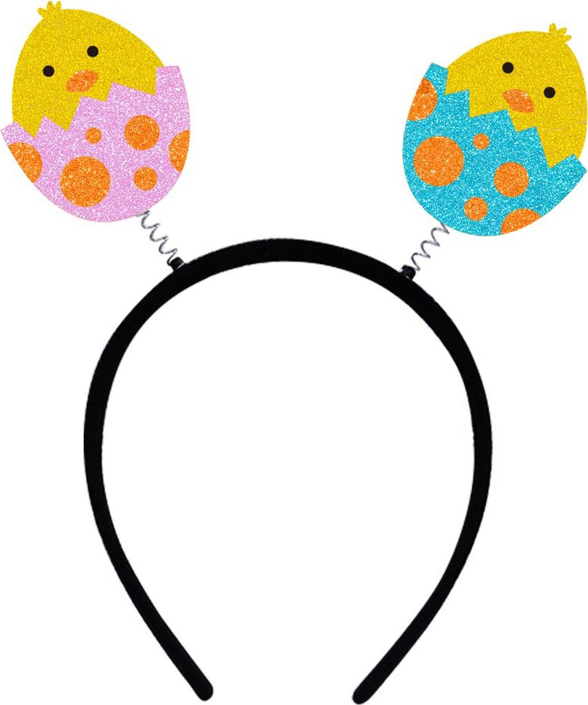 Stirnband mit Osterhase, leuchtende Farbe, verformungsfrei, elastisch, für Frühling und Feiertage, Haar-Accessoires, Einheitsgröße F