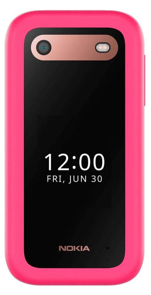 Nokia 2660 Flip Handy 4G Dual SIM Rosa Clamshell mit 2,8" Produktbild 