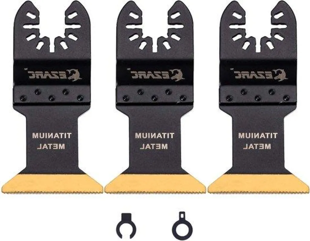 Lames de scie oscillantes Titanium : coupez vis et bois sans casser 3 pcs