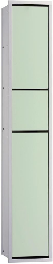 EMCO WC-Modul 150 ASIS Unterputz, 964 x 168 mm chrom/schwarz