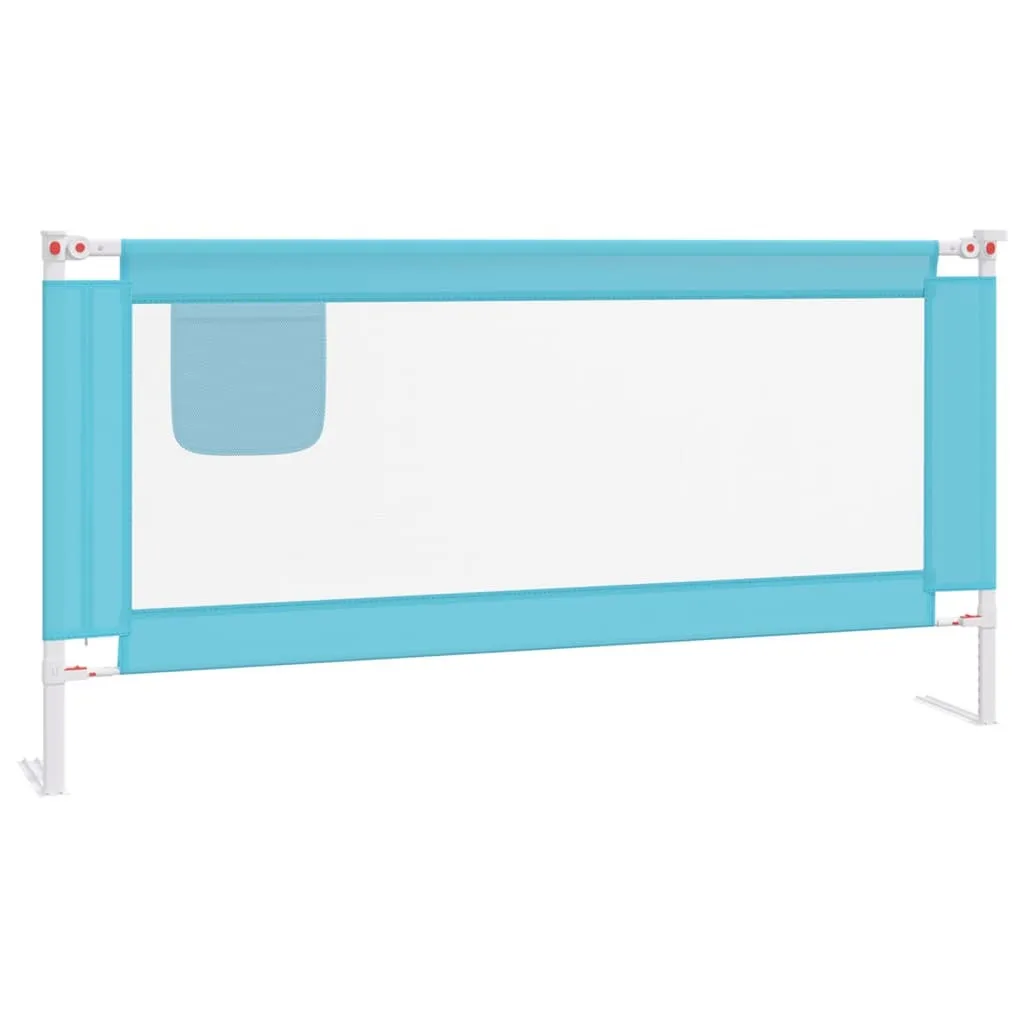 Barrière de Sécurité Enfant 180 cm Bleue pour Lit Junior et Matelas