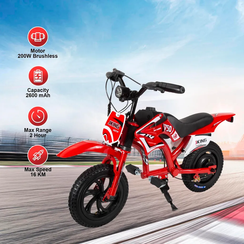 Trottinette électrique pour enfants en rouge - Modèle DBS-C6 Sport 36V
