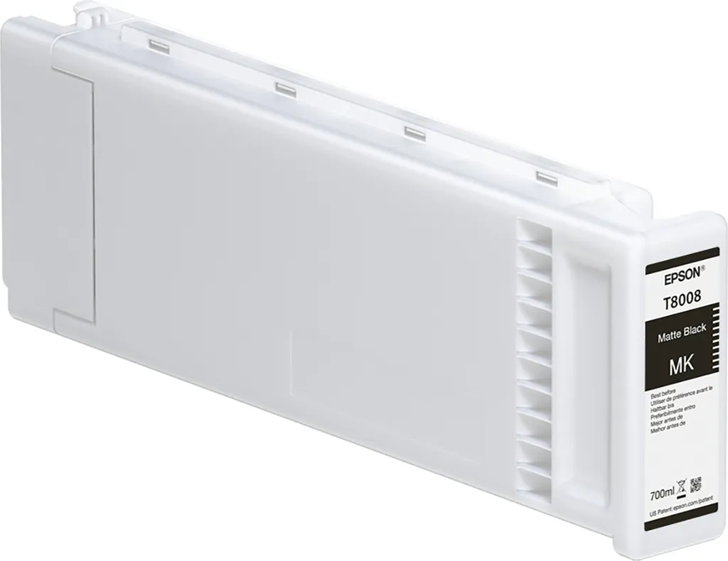 Cartouche Epson T8008 noir mat 700 ml pour traceur SureColor SC-P