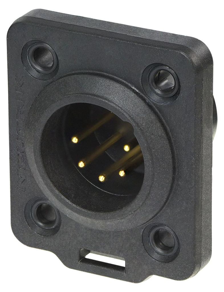 Neutrik XLR 5P Connector - female IP65 - Neutrik XX HD Box mit 25 Stück - (goldkontakte - Nickelgehäuse)