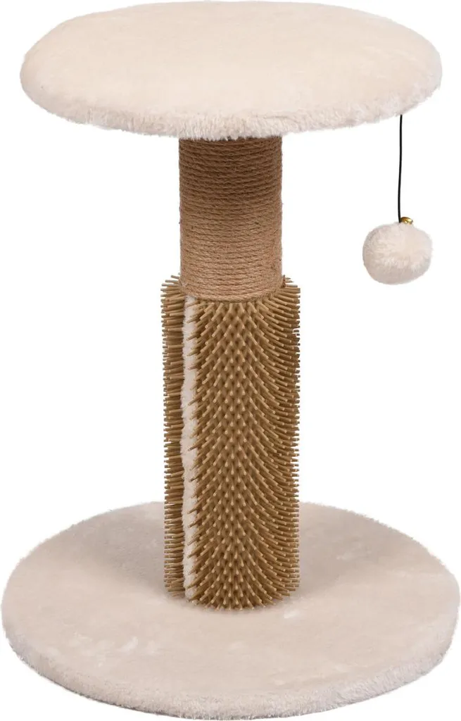 Arbre à chat Flamingo Bea crème : Mobilier robuste pour chat d'intérieur