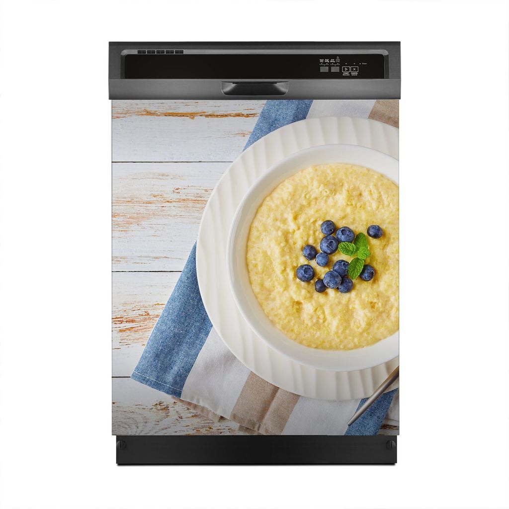 Aufkleber sticker 60x70 cm Dekorative folie Spülmaschine - Rahmhirse Frühstück