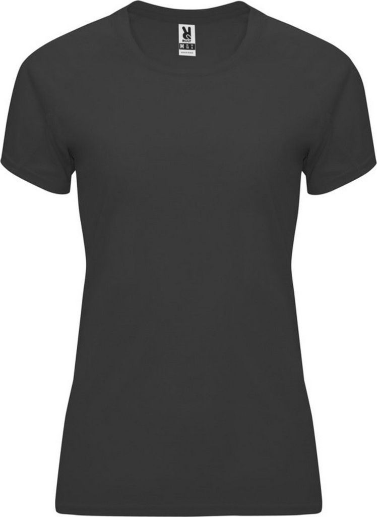 Roly - "Bahrain" T-Shirt für Damen - Sport kurzärmlig PF4340 (XL) (Dunkelgrau)