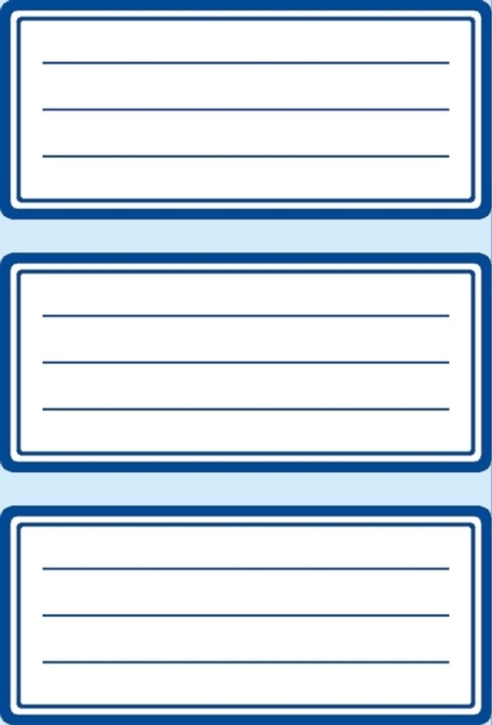 HERMA 5798, Blau, Weiß, Rechteck, Permanent, 76 x 35 mm, Produktbild 