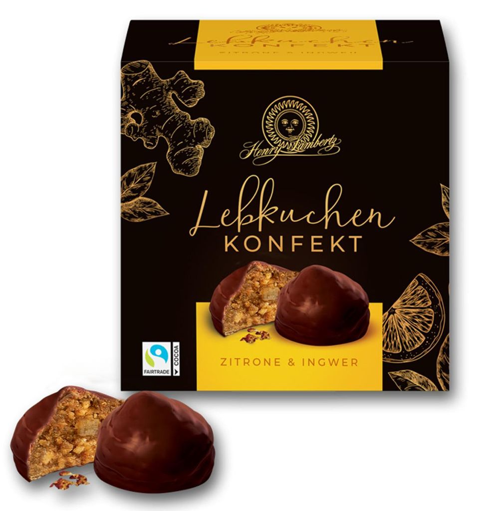 Lambertz perníkové cukrovinky citronový zázvor mini Obrázek produktu 