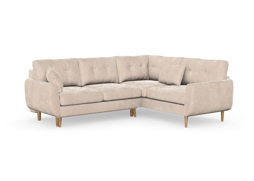 Harris Ecksofa mit Schlaffunktion, Massivholzkonstruktion, Produktbild 