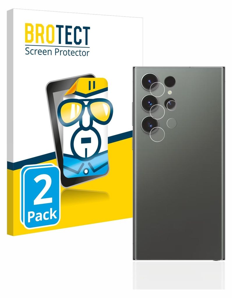 A product packaging for screen protectors with a smartphone shown.