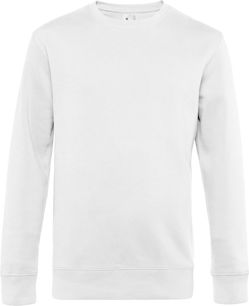 B&C - "King" Sweatshirt Rundhalsausschnitt für Herren BC4689 (3XL) (Weiß)