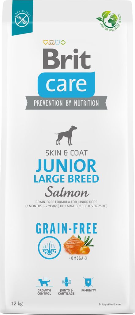 BRIT Care Junior Razze Grandi Salmone - cibo secco per cani Immagine del prodotto 