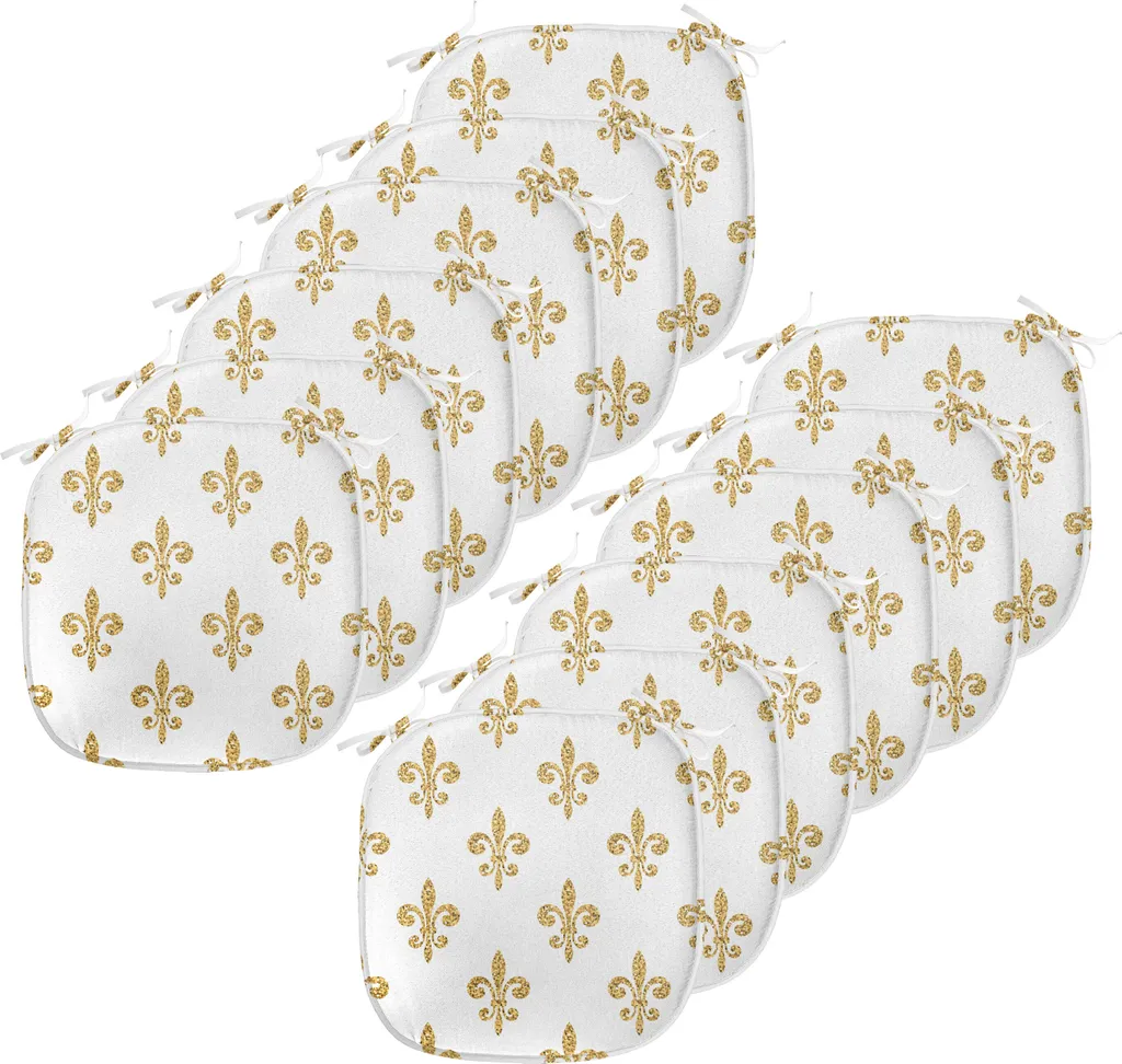 Cuscini Sedie Gialli Gigli Europei 40x40 ABAKUHAUS - 12 Pezzi