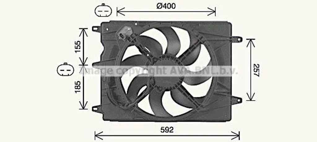 Ventilateur de Refroidissement Moteur pour Tipo - Idéal Trajets Urbains