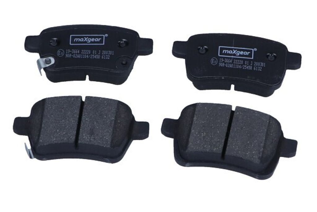 MAXGEAR Bremsbeläge Satz Hinten Bremsklötze für OPEL Corsa E Schrägheck (X15) 19-3664