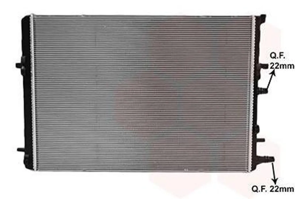 Radiateur moteur VAN WEZEL 43012736 pour RENAULT Espace V (JR)