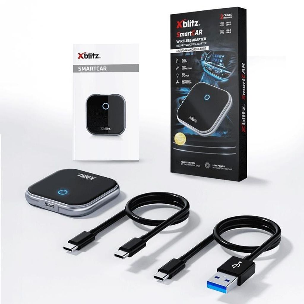 Xblitz SmartCAR Wireless Carplay/Android Auto Adapter Zdjęcie produktu 