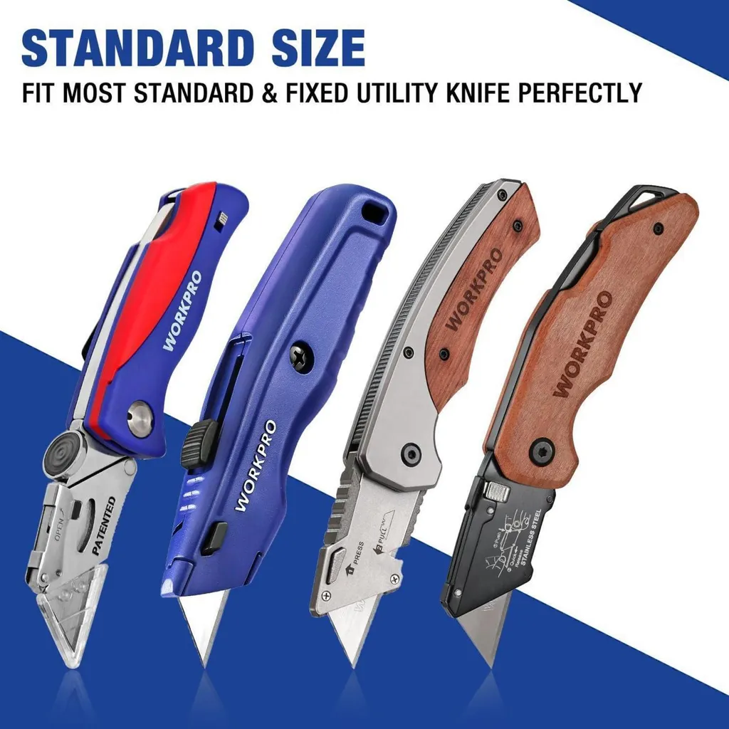 Lames Trapézoïdales 0.6mm en Acier SK5 - Pack de 50 Lames Haute Qualité