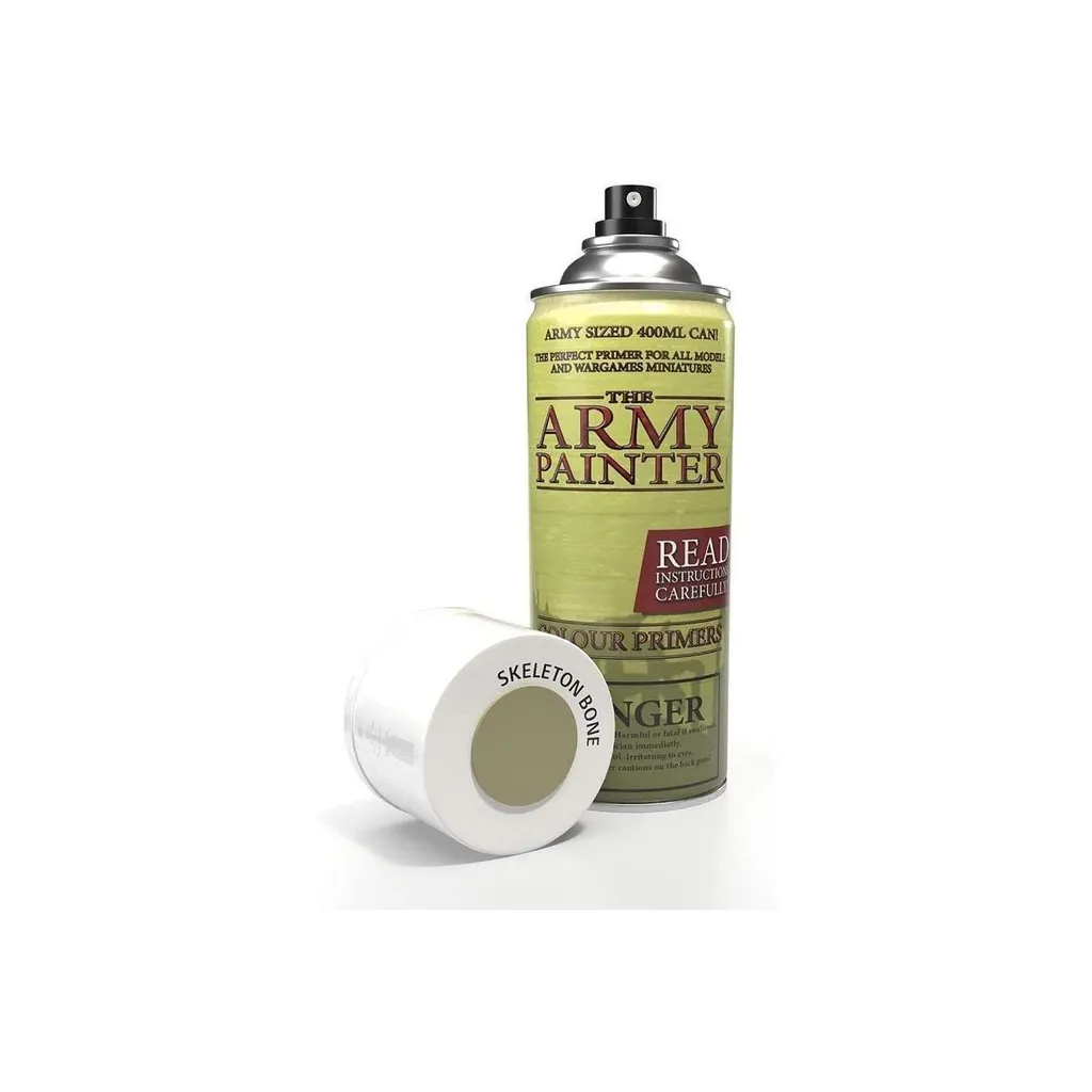 Peinture Spray pour Figurines Morts-Vivants - Apprêt Os de Squelette